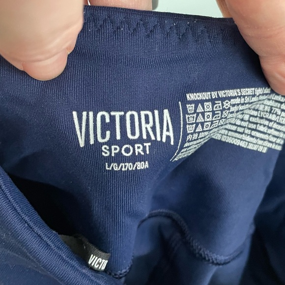 Victoria's Secret Sport Navy Leggings size large - Picture 5 of 7